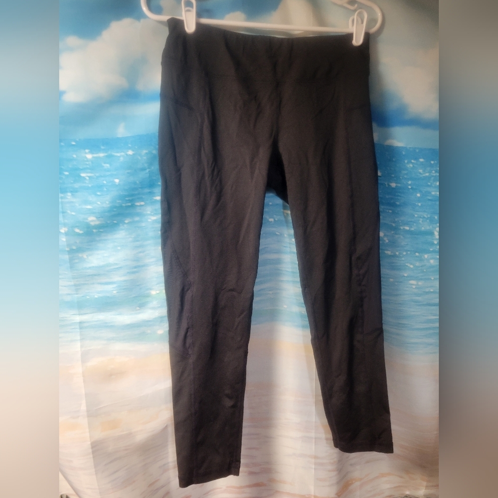 DKNY Sport Women's Black Leggings Size Large‎